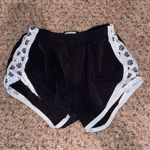 Black Wind Shorts With Paws